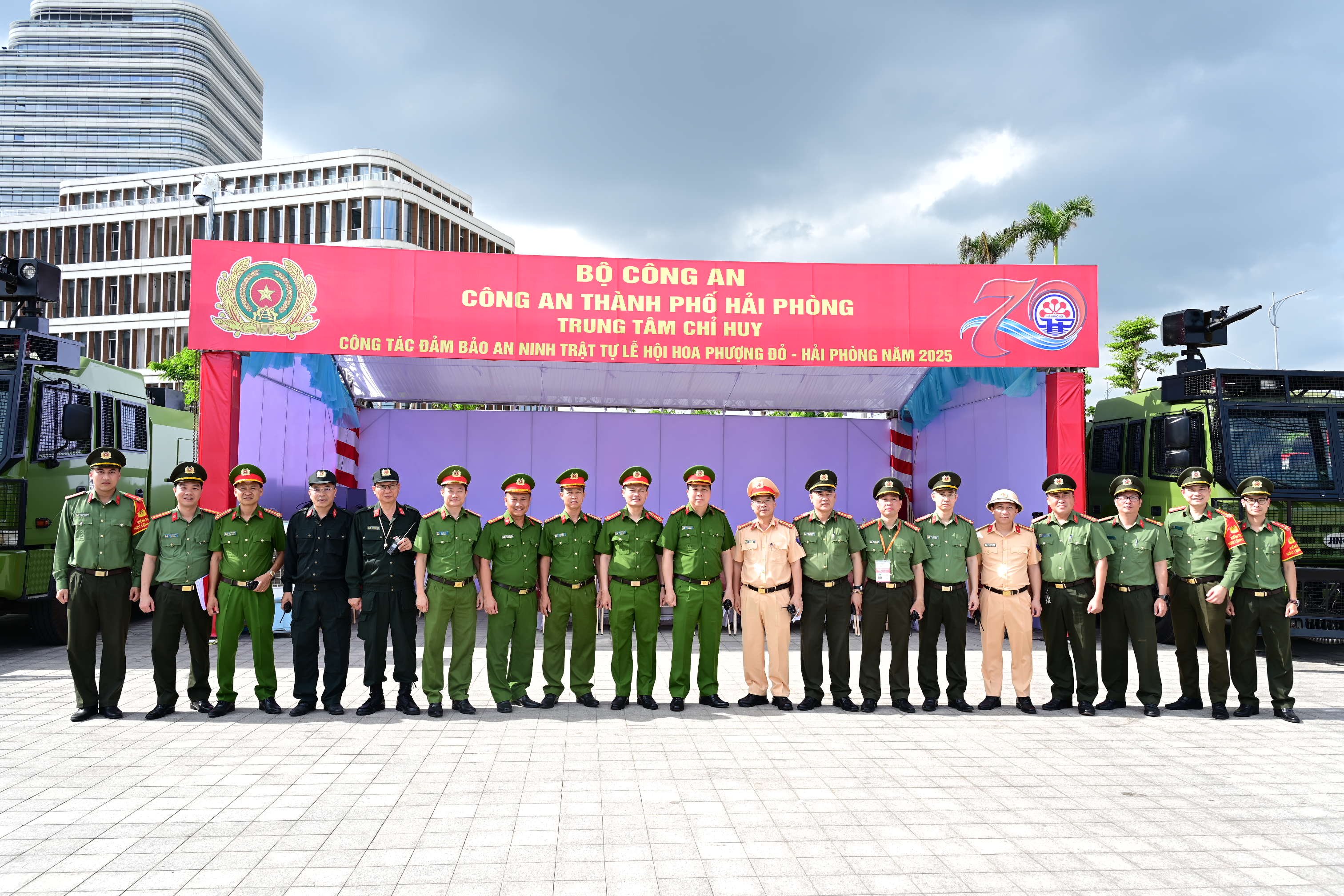 Các lực lượng CATP bảo đảm tuyệt đối an ninh, an toàn Lễ kỷ niệm 70 năm giải phóng Hải Phòng – thành phố Anh hùng và Lễ hội Hoa phượng đỏ - Hải Phòng năm 2025